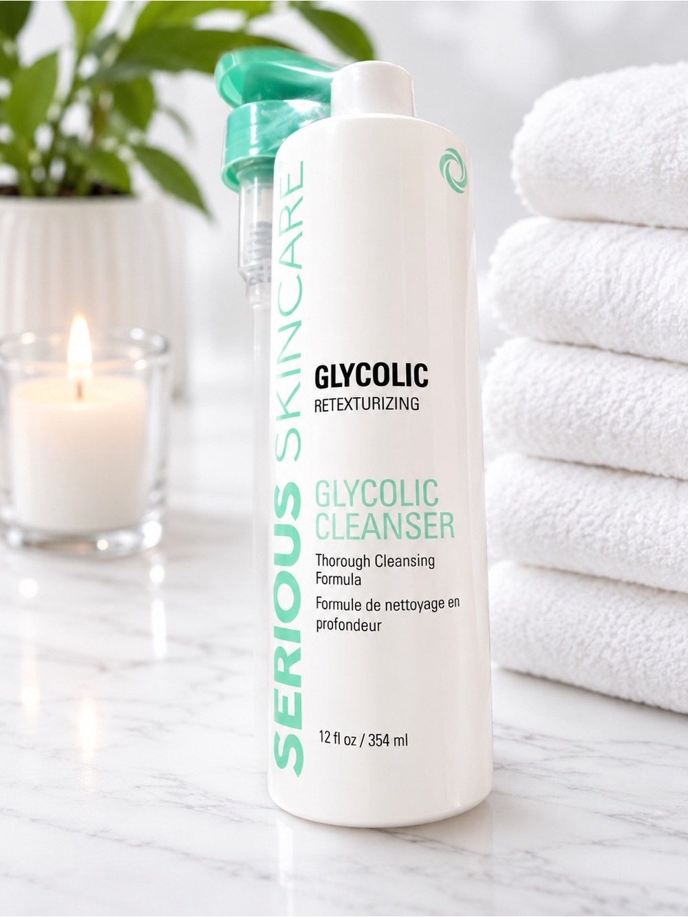 Serious Skincare Glycolic Cleanser AHA Exfoliating Face Wash NEW